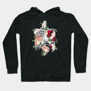 Rib Cage Floral 6 Hoodie